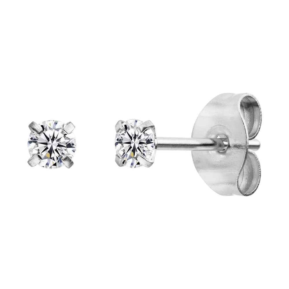 Diamond Studs | 18K vergoldet