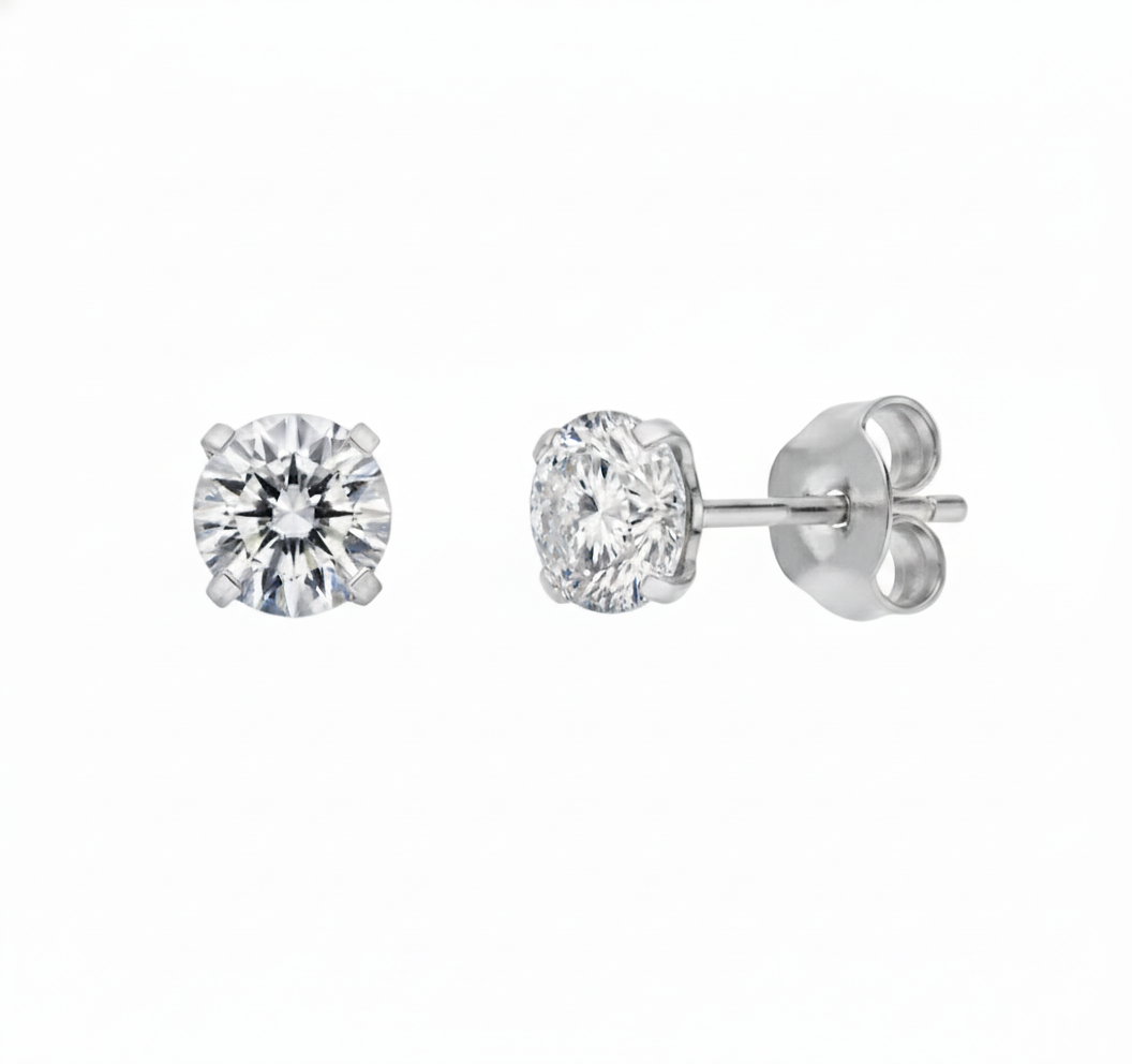 Diamond Studs | 18K vergoldet