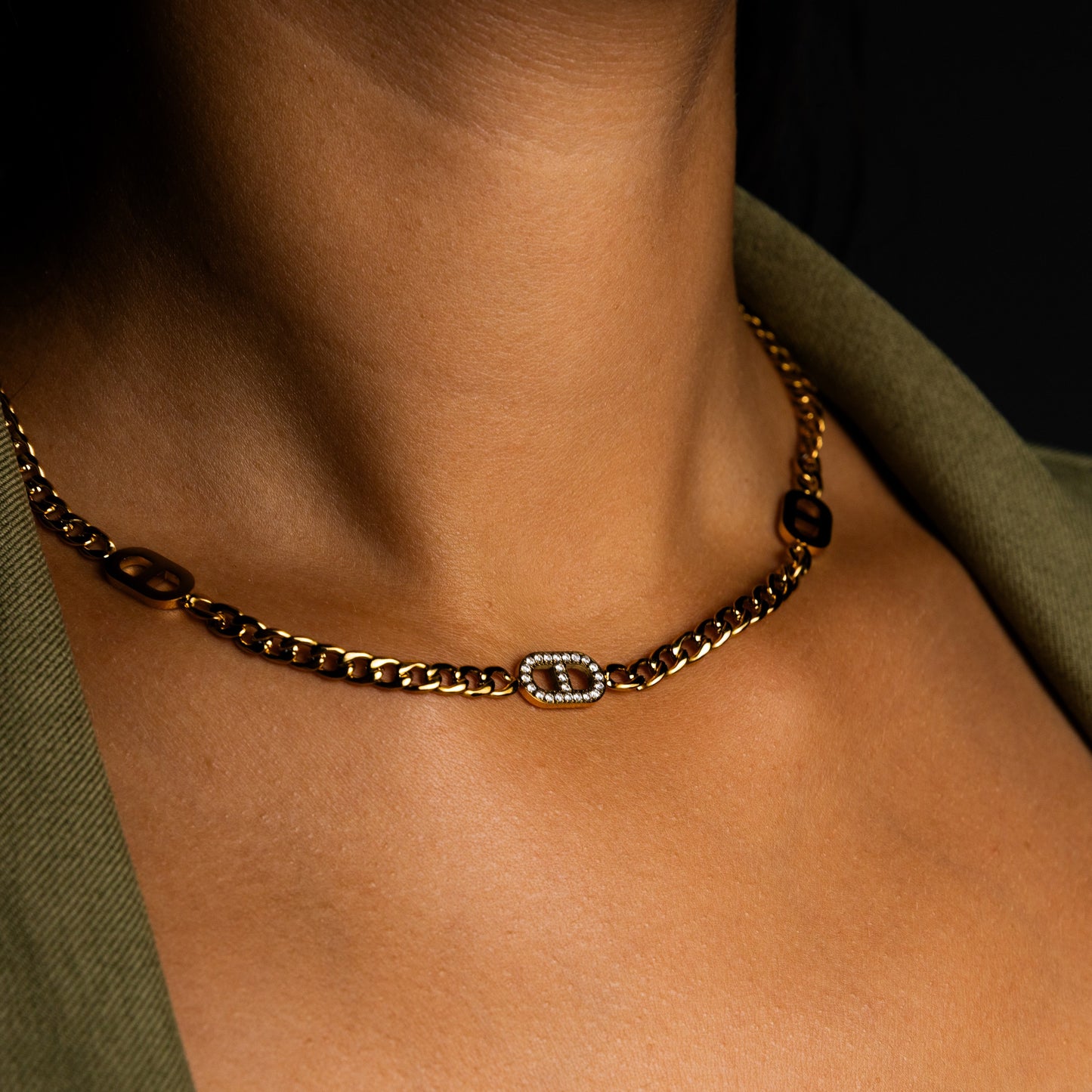 Divina Halskette | 18K vergoldet