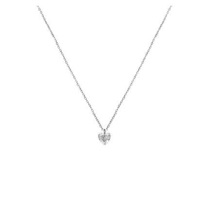 Diamond Heart Halskette | 18K vergoldet