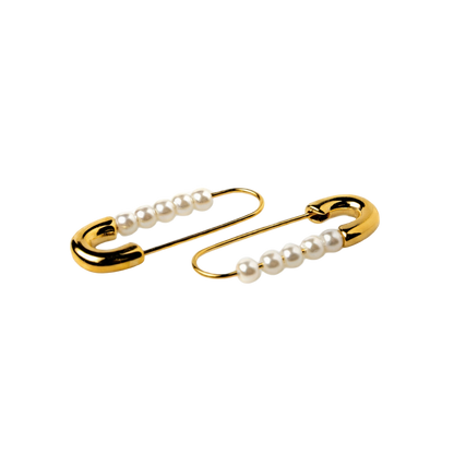 Pin Pearl Ohrringe | 18K vergoldet