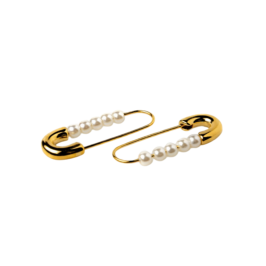 Pin Pearl Ohrringe | 18K vergoldet