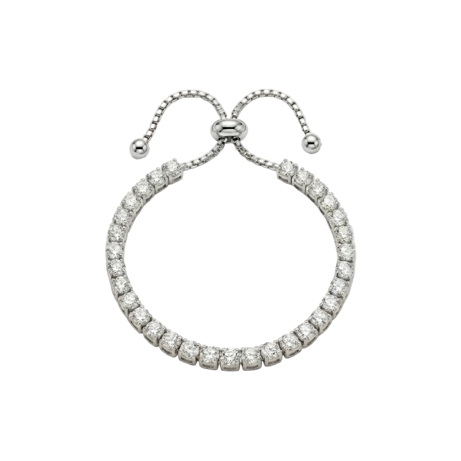 Brilli Tennis Chain Armband | 18K vergoldet