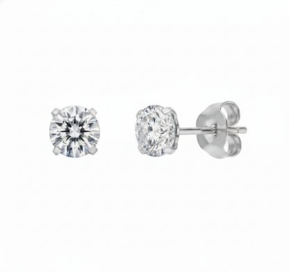 Diamond Studs | 18K vergoldet