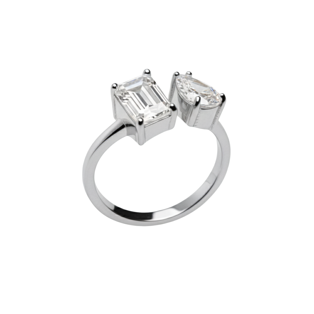 Teardrops Ring | 18K vergoldet