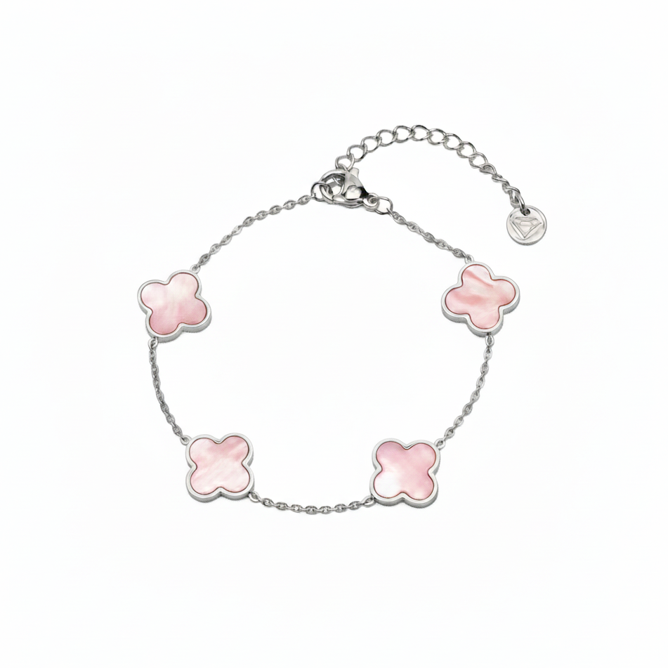 Rosa Everleaf Armband | 18K vergoldet