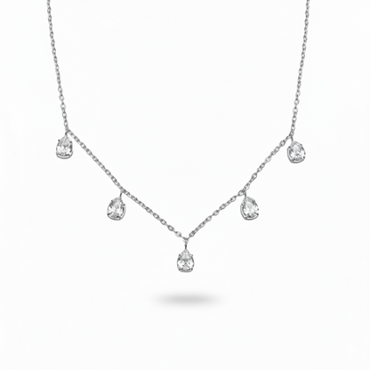 Glitter Glamour Halskette | 18K vergoldet