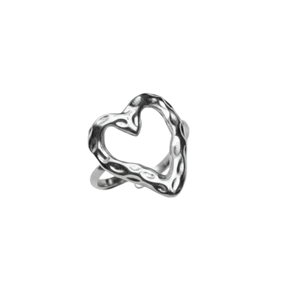 Retro Heart Ring | 18K vergoldet