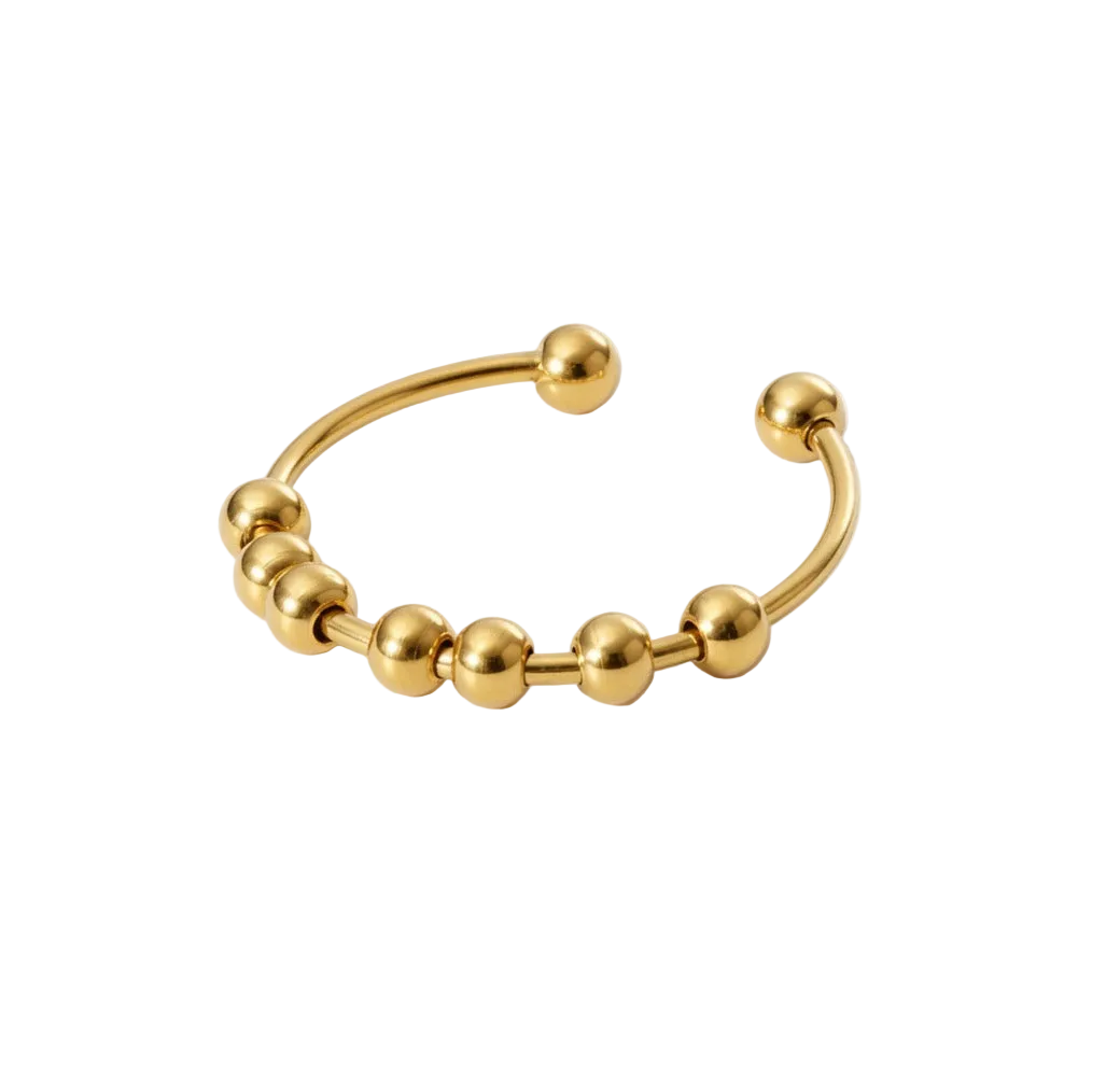 Anti Stress Ring | 18K vergoldet