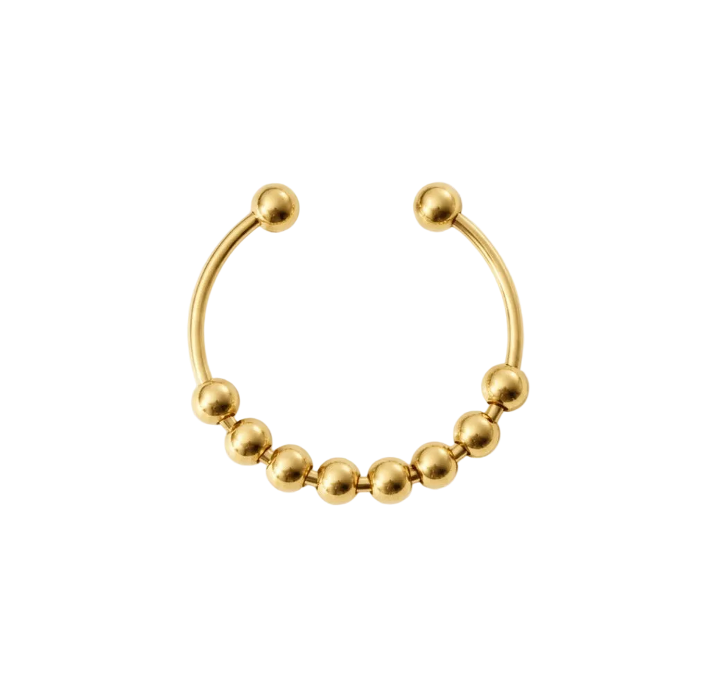 Anti Stress Ring | 18K vergoldet