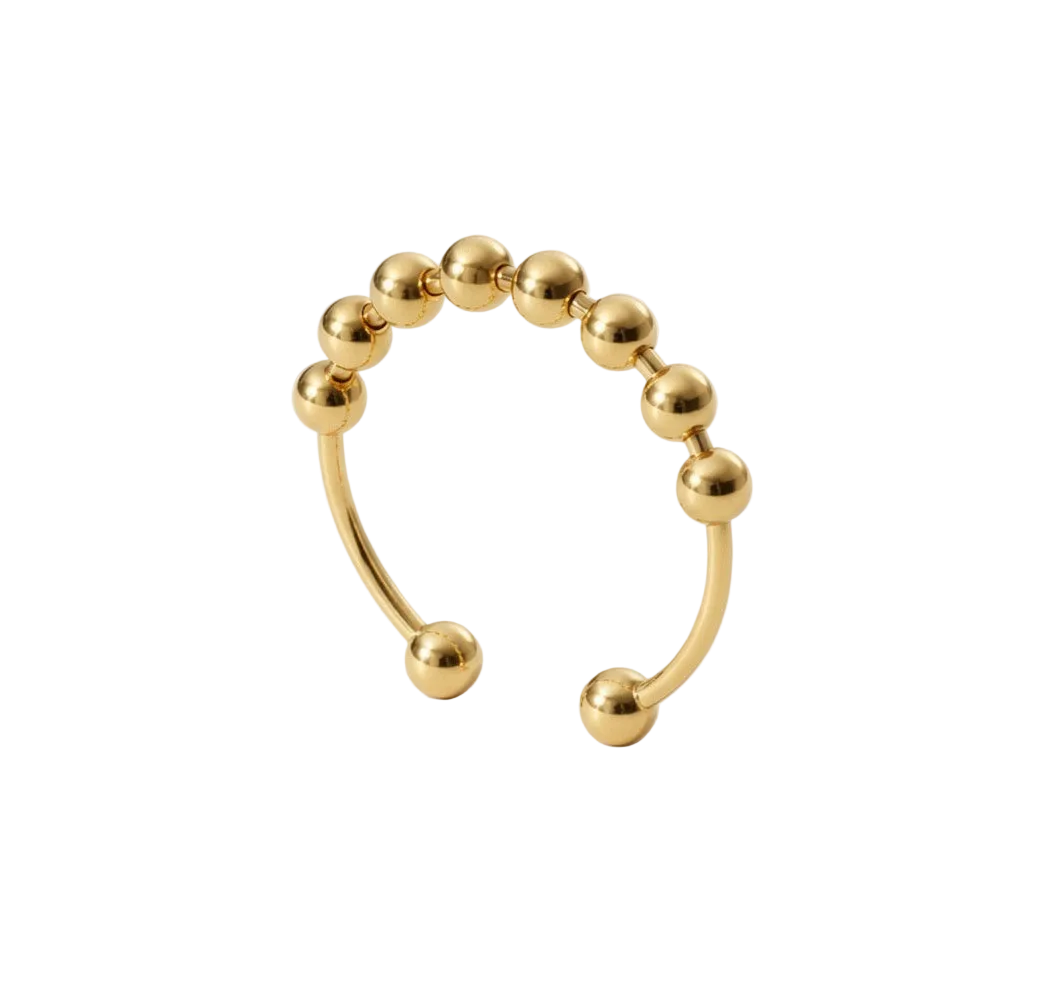 Anti Stress Ring | 18K vergoldet