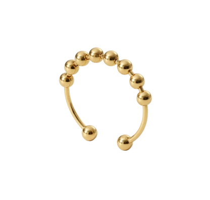 Anti Stress Ring | 18K vergoldet