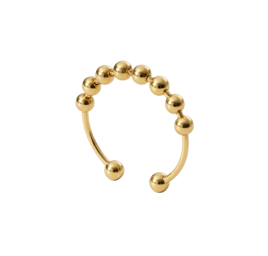 Anti Stress Ring | 18K vergoldet