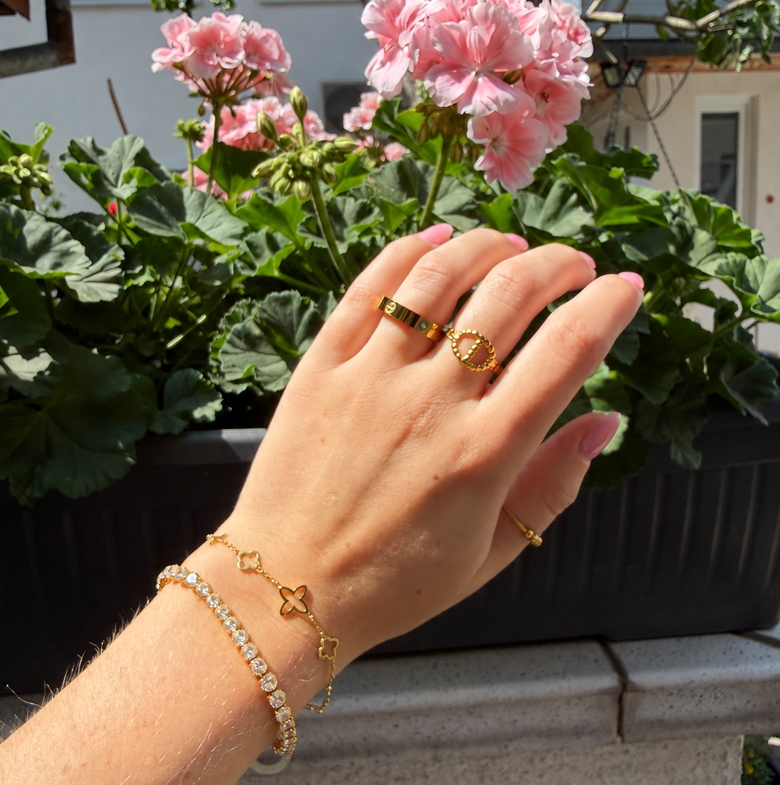 Fine Kylie Ring | 18K vergoldet