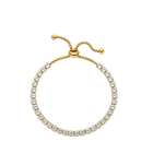 Brilli Tennis Chain Armband | 18K vergoldet