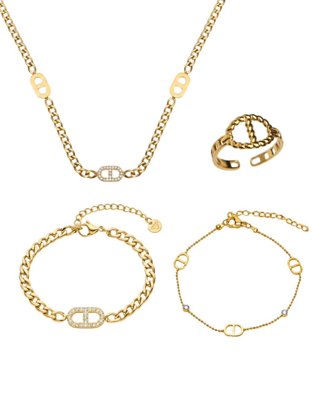Divina Set | 18K vergoldet