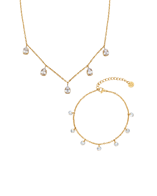 Glitter Glamour Set | 18K vergoldet