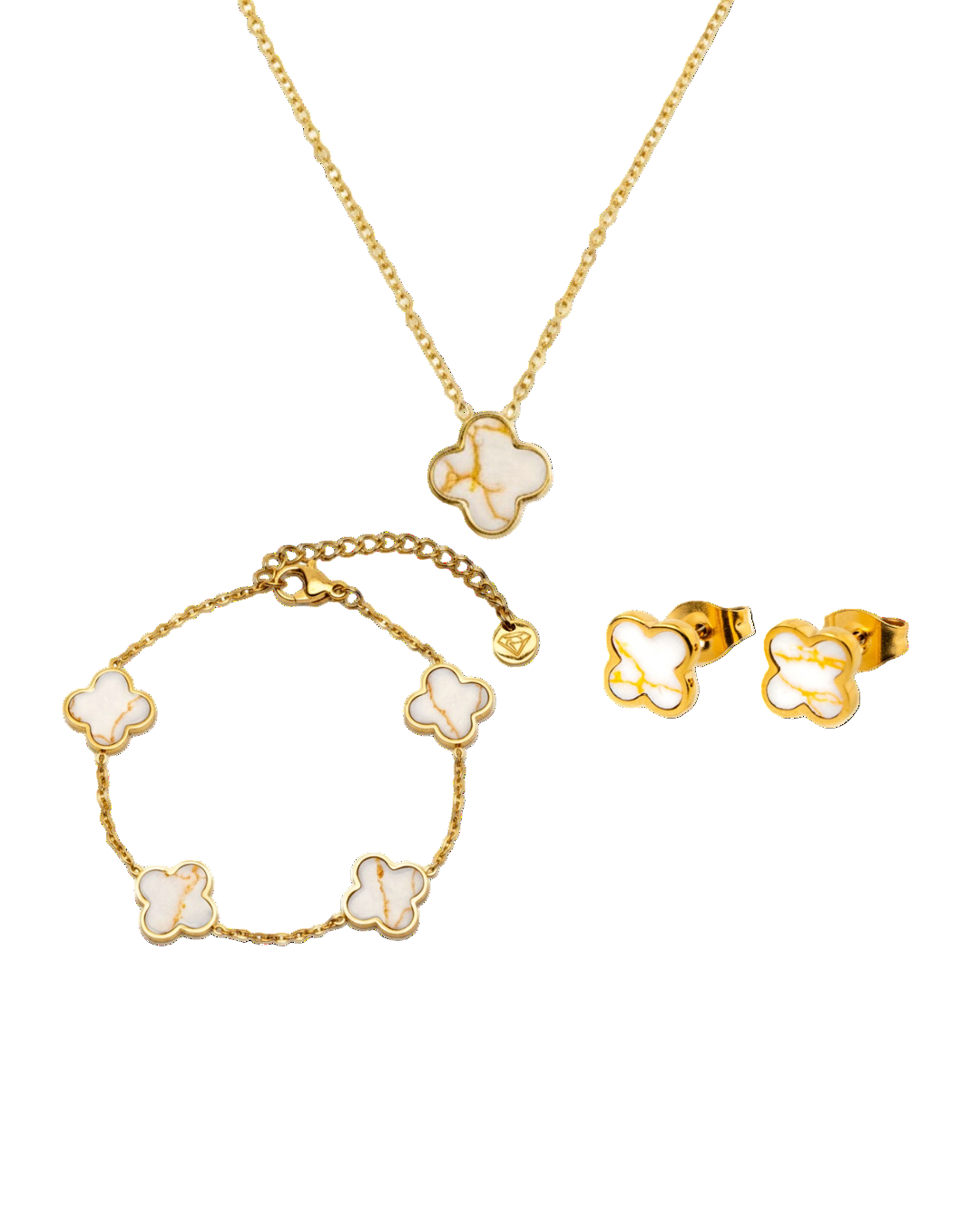 Everleaf Gold-White Set | 18K vergoldet