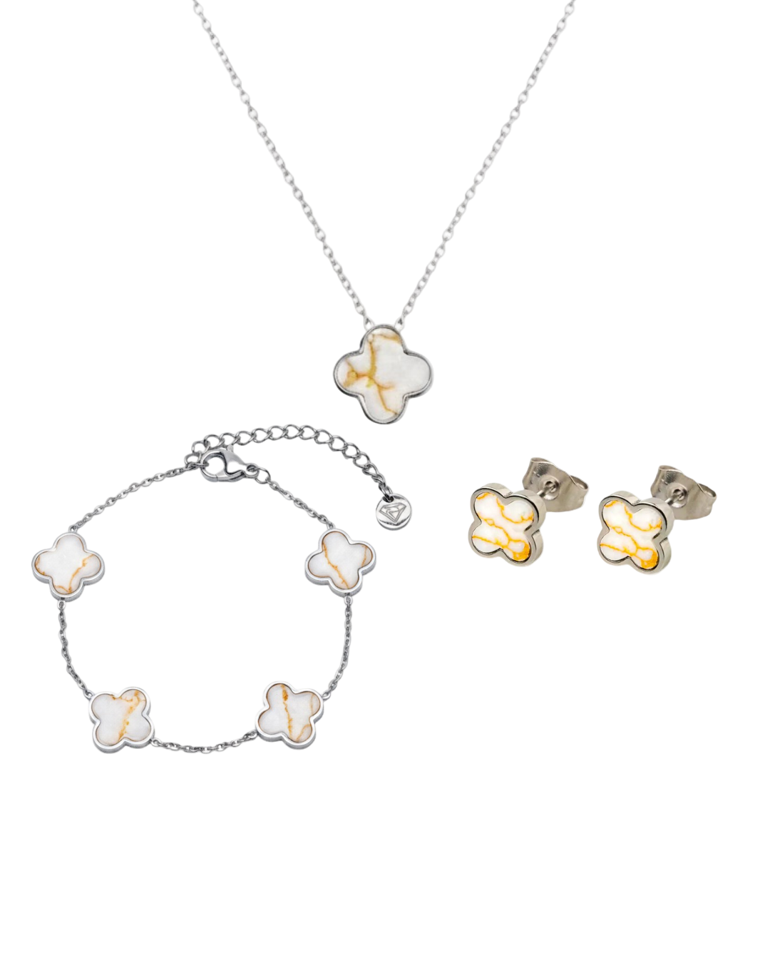 Everleaf Gold-White Set | 18K vergoldet