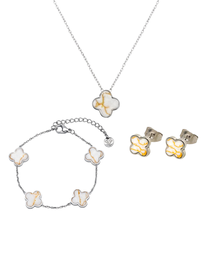 Everleaf Gold-White Set | 18K vergoldet