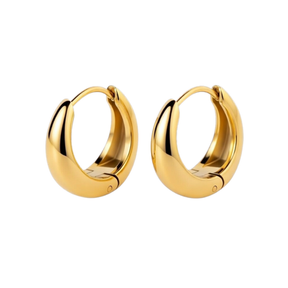 Timeless Hoops | 18K vergoldet