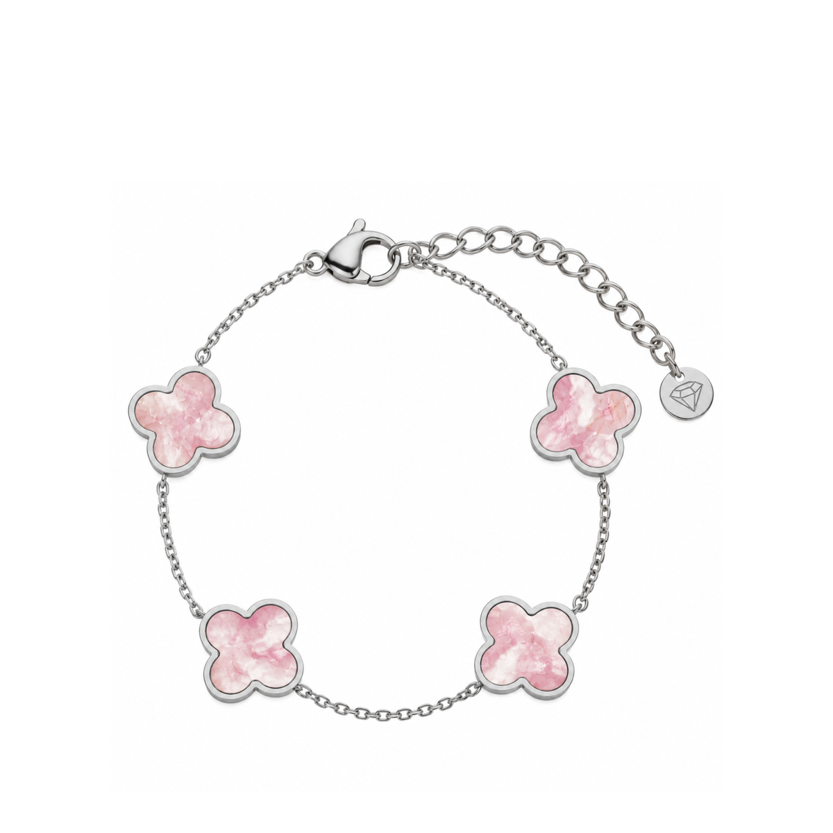 Rosa Everleaf Armband | 18K vergoldet