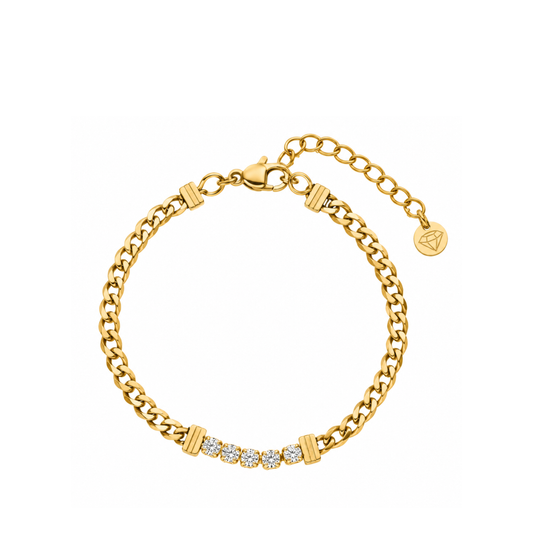The Glam Armband | 18K vergoldet