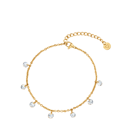 Glitter Glamour Armband | 18K vergoldet
