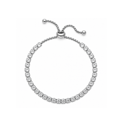 Brilli Tennis Chain Armband | 18K vergoldet