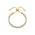 Brilli Tennis Chain Armband | 18K vergoldet