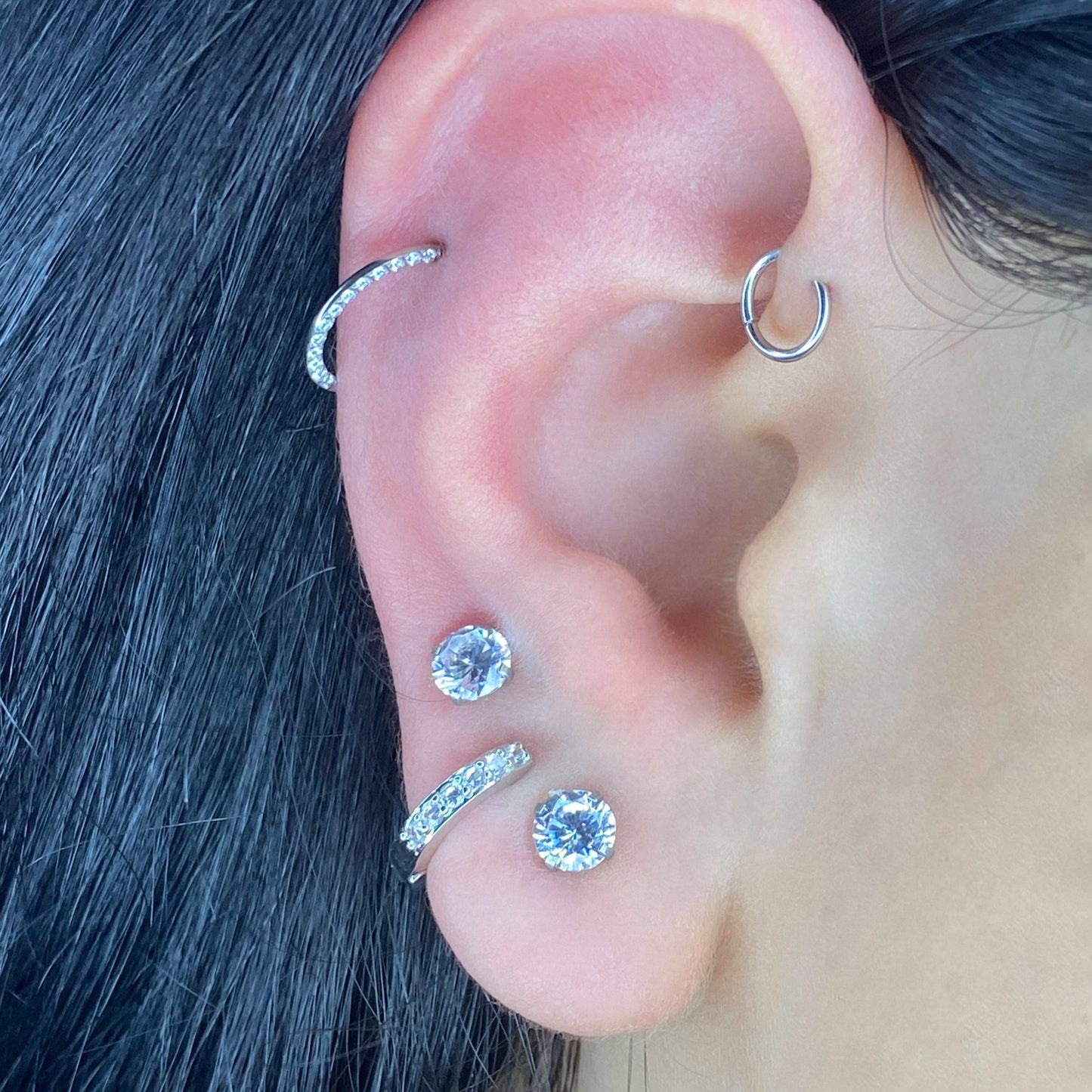 Diamond Studs | 18K vergoldet